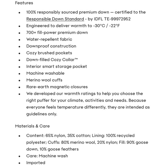 Aritzia Babaton Crown Puffer - Black (XXS / 2XS) - Picture 4 of 4